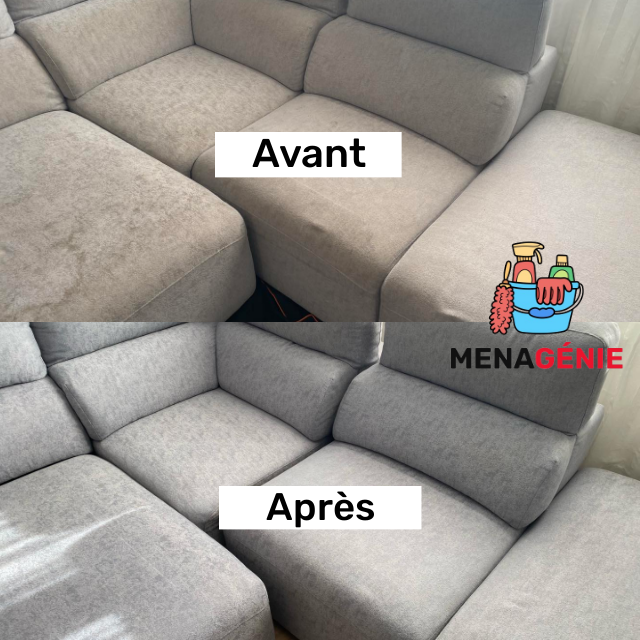 Nettoyage Fauteuil Avant Après